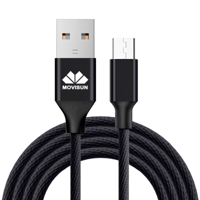 Cable Movisun USB Tipo V8 Android  MX-120 MU, Carga Rápido Para Teléfonos Android, 1.2 m