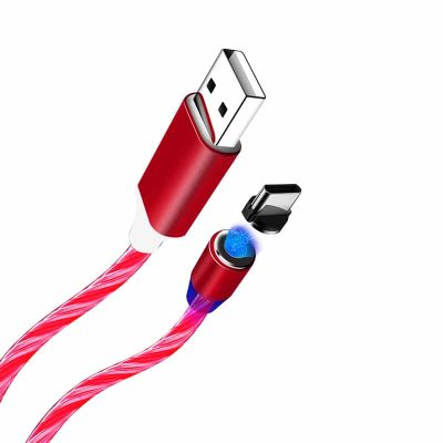 X-Cable 360, 3 en 1 carga rápida magnética, Cable Micro USB de tipo C, tipo V8 y iPhone cargador magnético, carga de datos, Cables LED para iPhone, Huawei y Xiaomi